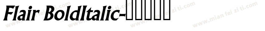 Flair BoldItalic字体转换